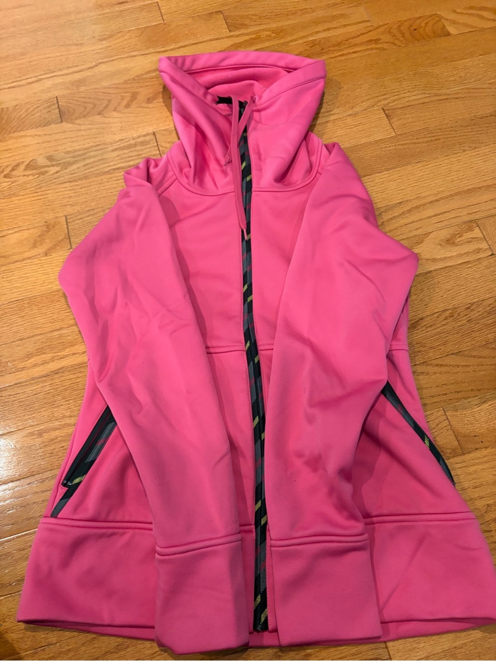 Burton Bright Pink Hooded Full-Zip Sweater